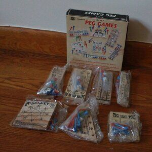 Chadwick Set of 7 Wooden Peg Games
